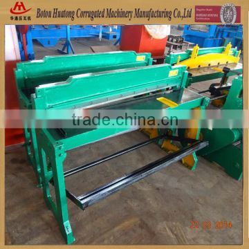 Foot operate sheet cutting machine