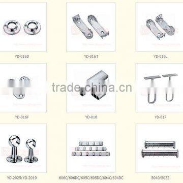 Wardrobe coat hanger support/wardrobe rail support/hanging rail tube support