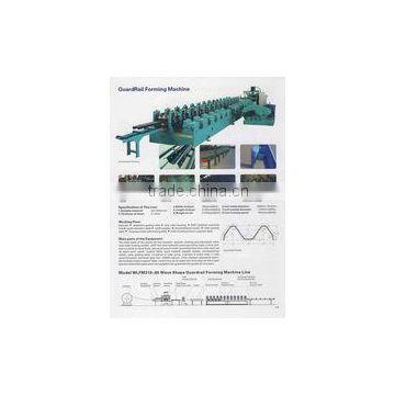 two waves guardrail roll forming machine with low price in china