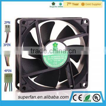 Mini Plastic Fan Blade 80*80*25mm With Sleeve Bearing photo-3