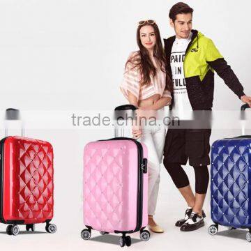 PC 3 pcs set airport wheel waterproof travel hard case trolley bag