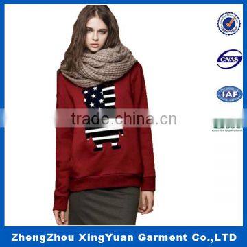 Top High Quality Clothes Women Woolen hoody Sweater Designs Open Long Sleeve Cardigan For Ladies