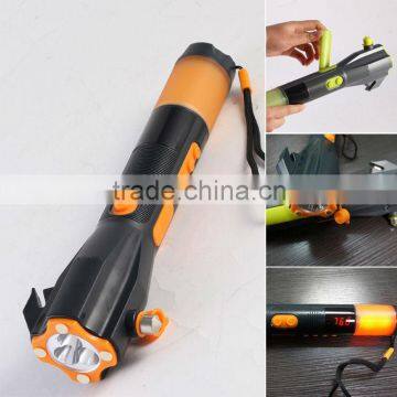 2016 LED Flashlight Torch Belt Cutter Safety Car Auto Led Emergency Flashlight With Escape Hammer Torch photo-3
