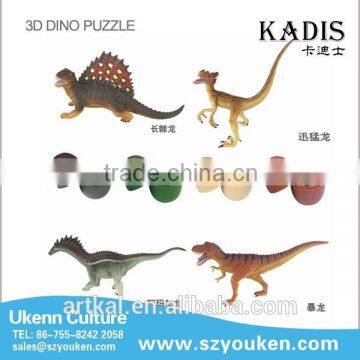 3d puzzle diy jurassic dinosaur toys assemble dinosaur egg diy intelligent toys