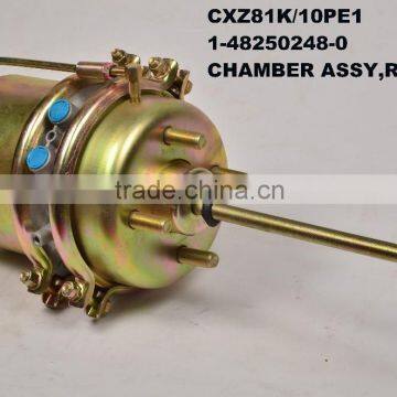 1-48250248-0 air brake chamber for CXZ81K 10PE1 japanese truck