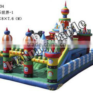 Commercial 2013 inflatable fun city slide