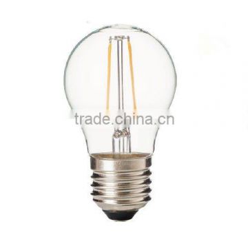 Vintage warm white LED Filament bulb A19 A60 2w AC85-265V decorative dimmable light bulb