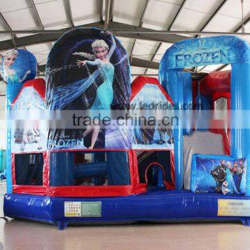 Inflatable Frozen Bouncy Castle 5 In 1 Combo photo-2
