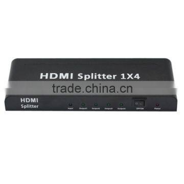 Top selling 1x4HD Splitter3 in 1Out 4 PortsHigh-performance 1x4HD Splitter 1 in 4 Out 4 Ports Splitter Distributor Converter (O4