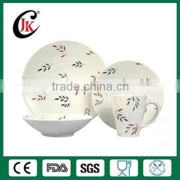 Wholesale high quality chinese unbreakable ceramic restaurant dinnerware set