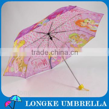 53cm*8 ribs manual open kids folding umbrella