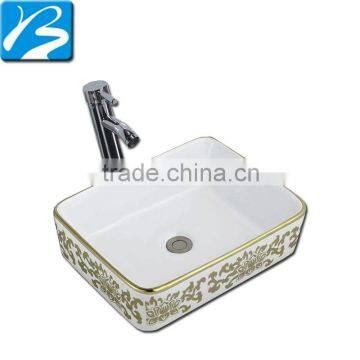 Classic Fancy bathroom sanitary ware toilet basin price