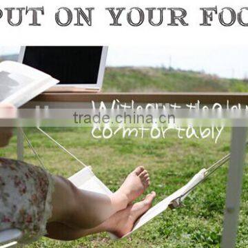 Portable Mini Office Foot Rest Hammock Stand Desk Feet Hammock Easy Disassemble Hammock With Studying Library Outdoor Indoor photo-5