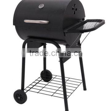 Portable Home Backyard Patio Party Summer Deck Smoker Barrel Charcoal BBQ Grill