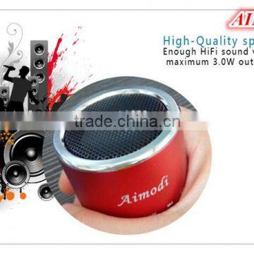 Moblie mini speaker support FM function with induction function MN-02