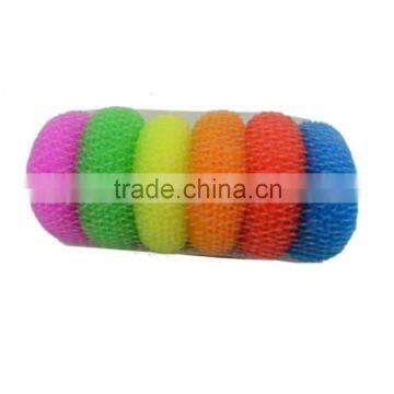 Plastic Mesh Scourer Ball,kitchen Cleaning Plastic Pot Scrubber photo-6