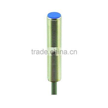 M12 Cable series DC 3-wire capacitive proximity sensor with metal cylindrical housing