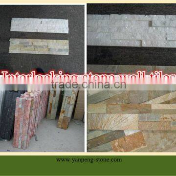 interlocking stone wall tiles