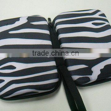 GC- Middle size handle silk printing contain portable hard disk eva case