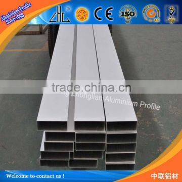 Foshan aluminium alloy factory / OEM extrusion aluminium flat tube / aluminium profile retangular