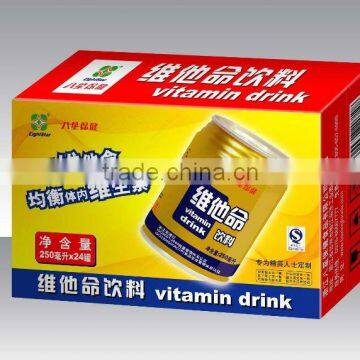 printed carton boxes for Vitamin drink