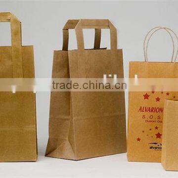 High quality kraft paper shopping bag