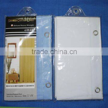 pvc shower curtain liner