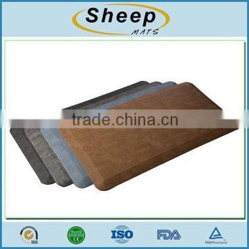 Waterproof standing floor anti fatigue waterproof pu comfort mat