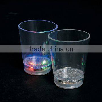 Plastic Color Changing Bullet LED Shot Glass