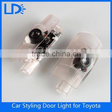 Hot selling 12v wireless led car door logo laser projector light for toyota