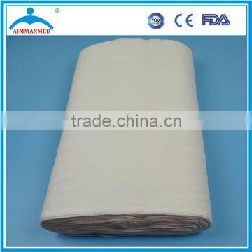 100% cotton surgical pillow shape gauze roll for medical