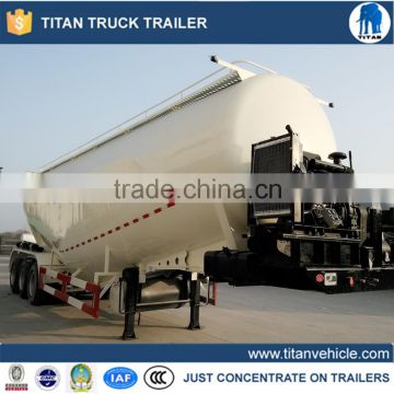 Bulk flour transport semi trailer , Cemnt flour tank trailer for transport