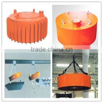 Suspension dry electromagnetic magnet RCDB-16,magnetic iron separator