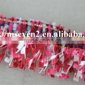 Fashion Color Tassel Fringe Lace Trim Polyester Tassel Fabric Embroidery Lace photo-3