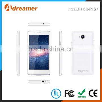 Shenzhen Factory Wholesale 5 Inch HD 3G/4G Low Price Smart Touch Screen Mobile Phone