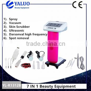 Beauty salon equipment Ultrasonic facial rejuvenation and skin scrubber