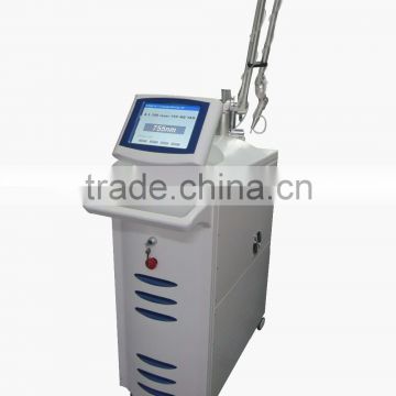 1064nm Nd Yag 1064nm Laser+755 Aleandrite /Q-switch Nd Yag Laser Tattoo Removal Machine Q Switch Laser Tattoo Removal