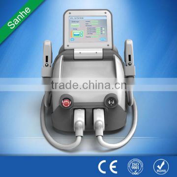 560-1200nm 2016 Newest Ipl + E-light+ SHR 3 530-1200nm In 1 Mini Hair Removal Device/CE Skin Tightening