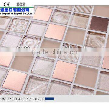 lzkingstone gradient mosaic glass tile