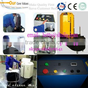 automatic buggage wrapping machine/luggage packing machine for airport