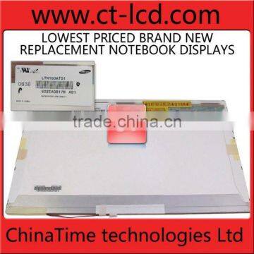 China new arrival 16.0" Laptop LCD Screen 1366*768 Glossy 1 CCFL 30pins LTN160AT01