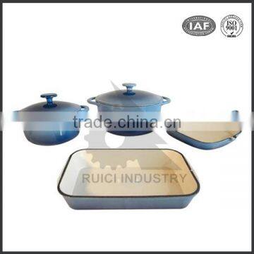 japanese enamel coated cast iron cookware sets manufacturers