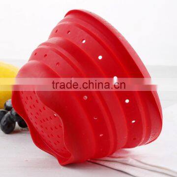 Hot sale cheap silicone fresh vegetable and fruit basket