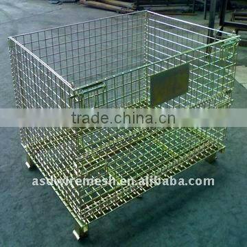 Customized stackable wire mesh container