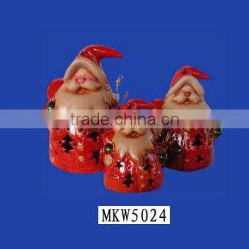 New Product Hand Made Cute Red Santa Claus Figurine