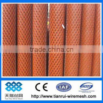 Red perforated expanded metal mesh(manufacture)