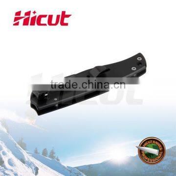 Black Coating Blade Liner Lock Folding Knife photo-2
