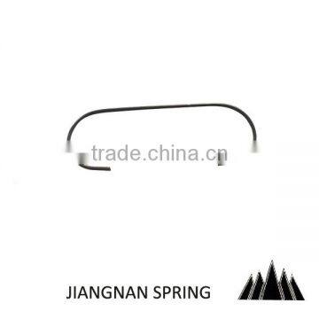 Custom spring steel wire form power coating hooks