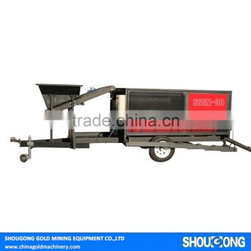 Compact Gold Wash Plant Mobile Concentrator