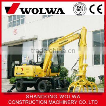 sugar cane wheel loader grapple excavator for sale